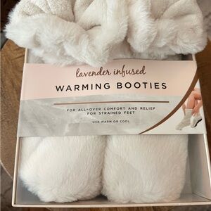 White Lavender Warming Booties